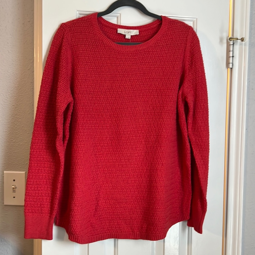 NWT Loft 100% Cotton knitted sweater